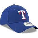 petten-gebogen-blauw-verstelbaar-9forty-the-league-van-texas-rangers-mlb-van-new-era