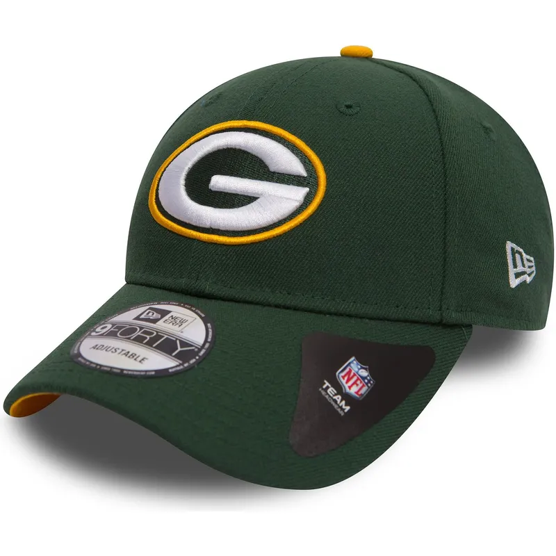 petten-gebogen-groen-verstelbaar-9forty-the-league-van-green-bay-packers-nfl-van-new-era