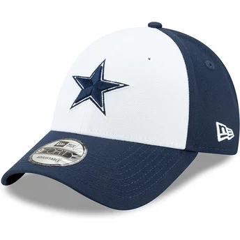 Petten gebogen marineblauw verstelbaar 9FORTY The League van Dallas Cowboys NFL van New Era