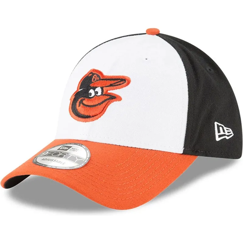 petten-gebogen-wit-verstelbaar-9forty-the-league-van-baltimore-orioles-mlb-van-new-era