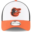 petten-gebogen-wit-verstelbaar-9forty-the-league-van-baltimore-orioles-mlb-van-new-era