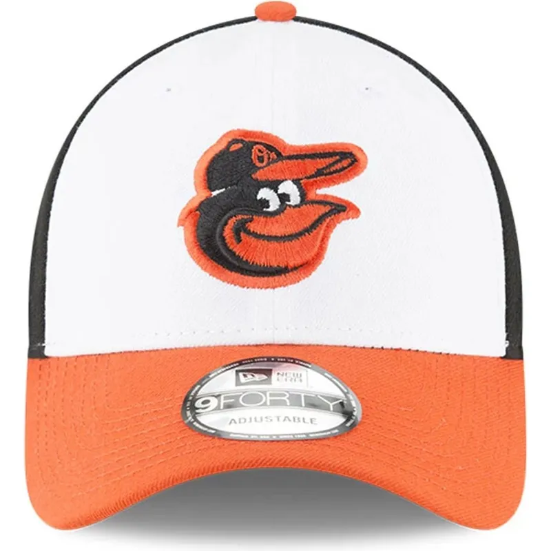 petten-gebogen-wit-verstelbaar-9forty-the-league-van-baltimore-orioles-mlb-van-new-era