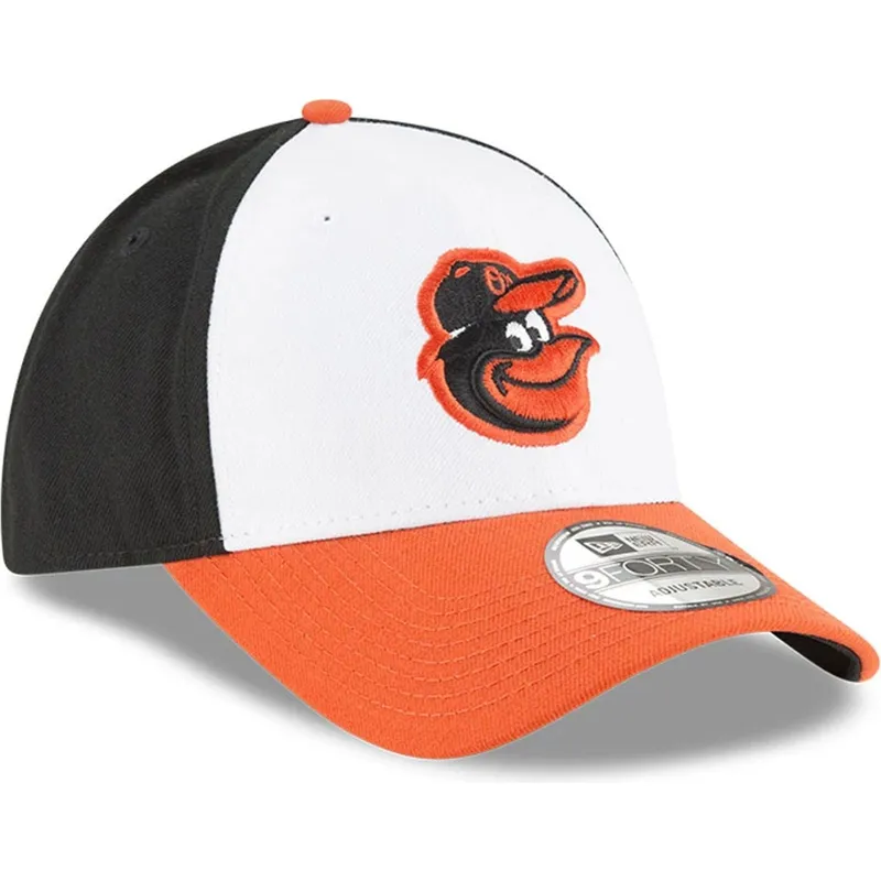 petten-gebogen-wit-verstelbaar-9forty-the-league-van-baltimore-orioles-mlb-van-new-era