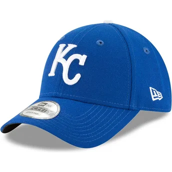 Petten gebogen blauw verstelbaar 9FORTY The League van Kansas City Royals MLB van New Era