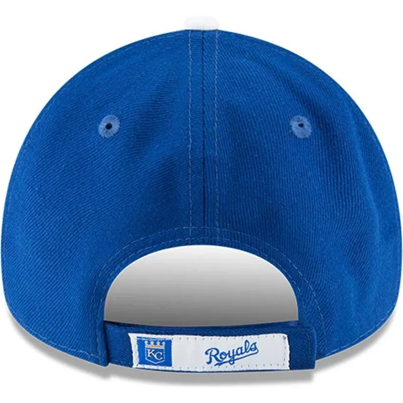 petten-gebogen-blauw-verstelbaar-9forty-the-league-van-kansas-city-royals-mlb-van-new-era