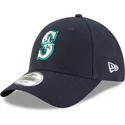 petten-gebogen-marineblauw-verstelbaar-9forty-the-league-van-seattle-mariners-mlb-van-new-era