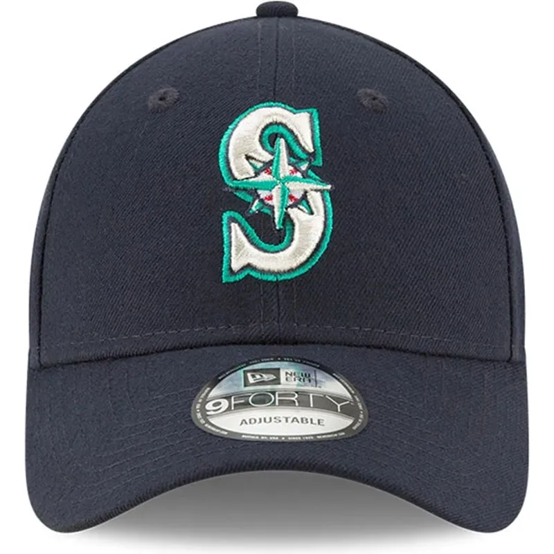 petten-gebogen-marineblauw-verstelbaar-9forty-the-league-van-seattle-mariners-mlb-van-new-era