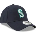 petten-gebogen-marineblauw-verstelbaar-9forty-the-league-van-seattle-mariners-mlb-van-new-era