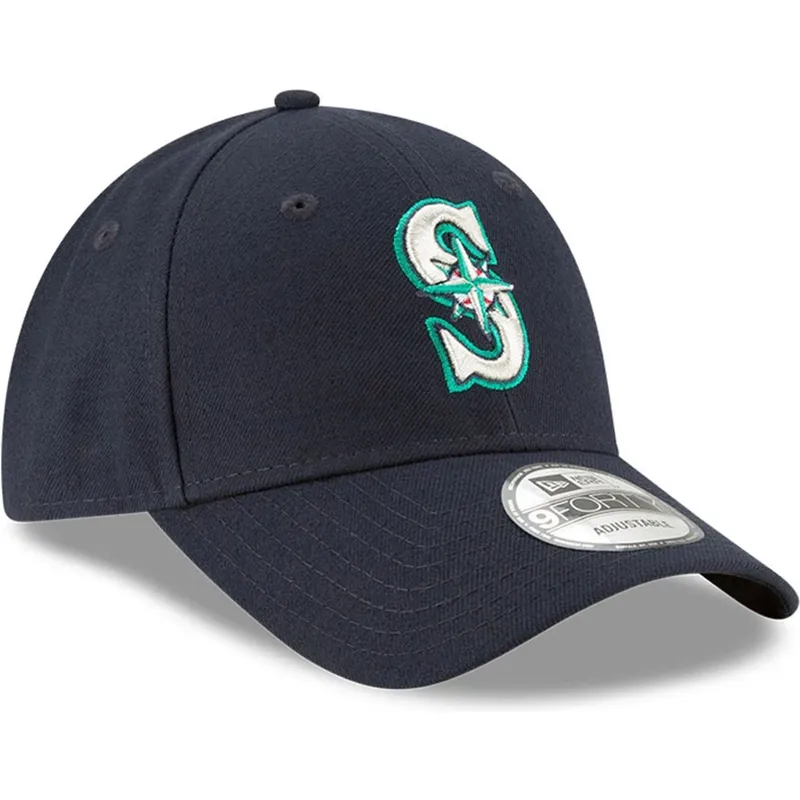 petten-gebogen-marineblauw-verstelbaar-9forty-the-league-van-seattle-mariners-mlb-van-new-era