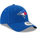 petten-gebogen-blauw-verstelbaar-9forty-the-league-van-toronto-blue-jays-mlb-van-new-era