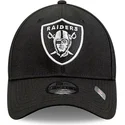petten-gebogen-zwart-verstelbaar-9forty-the-league-van-las-vegas-raiders-nfl-van-new-era