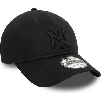 Petten gebogen zwart verstelbaar 9TWENTY League Essential van New York Yankees MLB van New Era