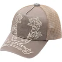 petten-gebogen-beige-snapback-desert-tiger-van-ed-hardy