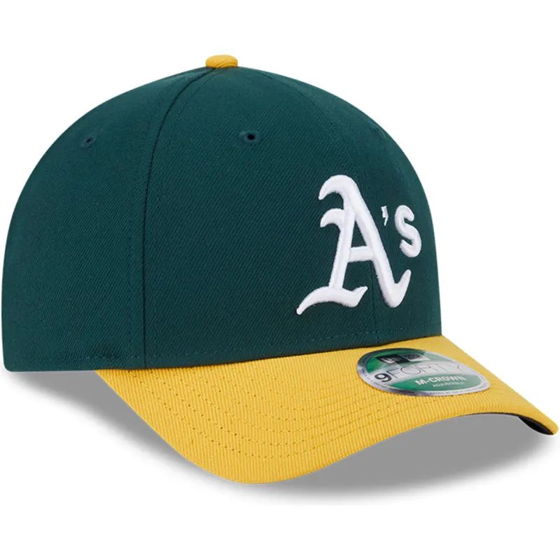petten-gebogen-groen-snapback-9forty-m-crown-player-replica-van-oakland-athletics-mlb-van-new-era
