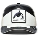 petten-gebogen-zwart-snapback-moto-lamba-killer-the-farm-van-goorin-bros