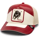 petten-gebogen-rood-snapback-moto-lamba-raging-the-farm-van-goorin-bros