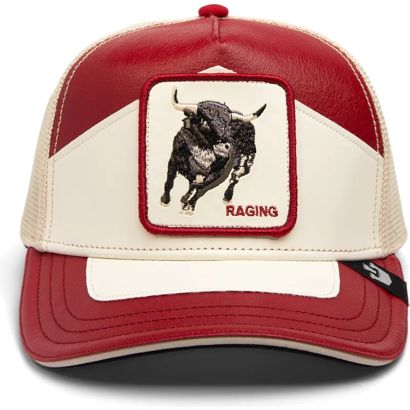 petten-gebogen-rood-snapback-moto-lamba-raging-the-farm-van-goorin-bros