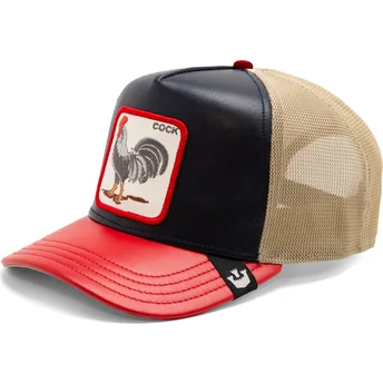 Petten gebogen marineblauw snapback Shleather Cock The...