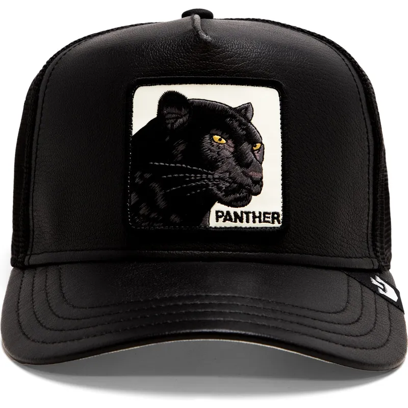 petten-gebogen-zwart-snapback-shleather-panther-the-farm-van-goorin-bros