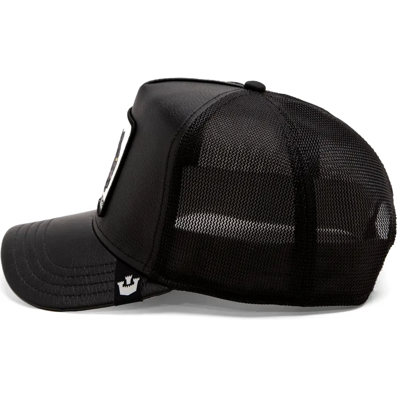 petten-gebogen-zwart-snapback-shleather-panther-the-farm-van-goorin-bros