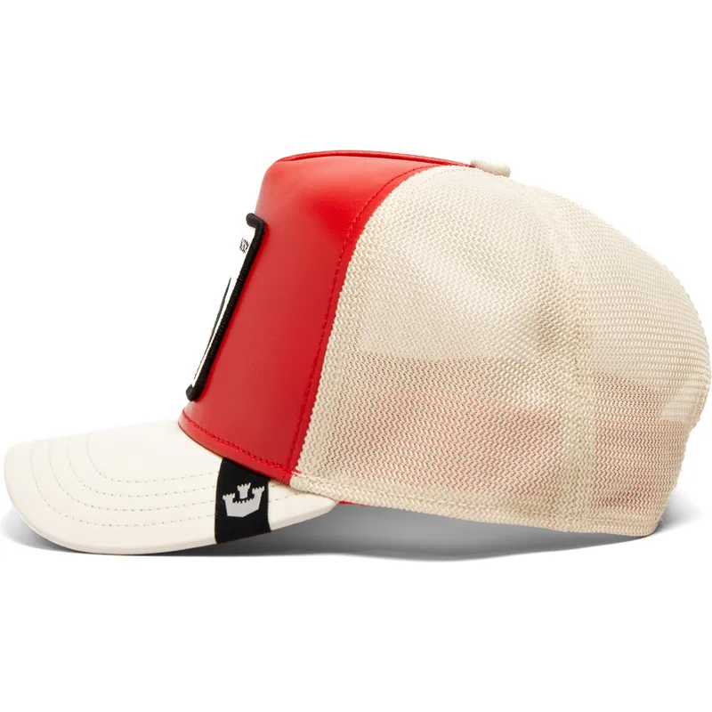 petten-gebogen-rood-snapback-bad-shleather-boy-the-farm-van-goorin-bros