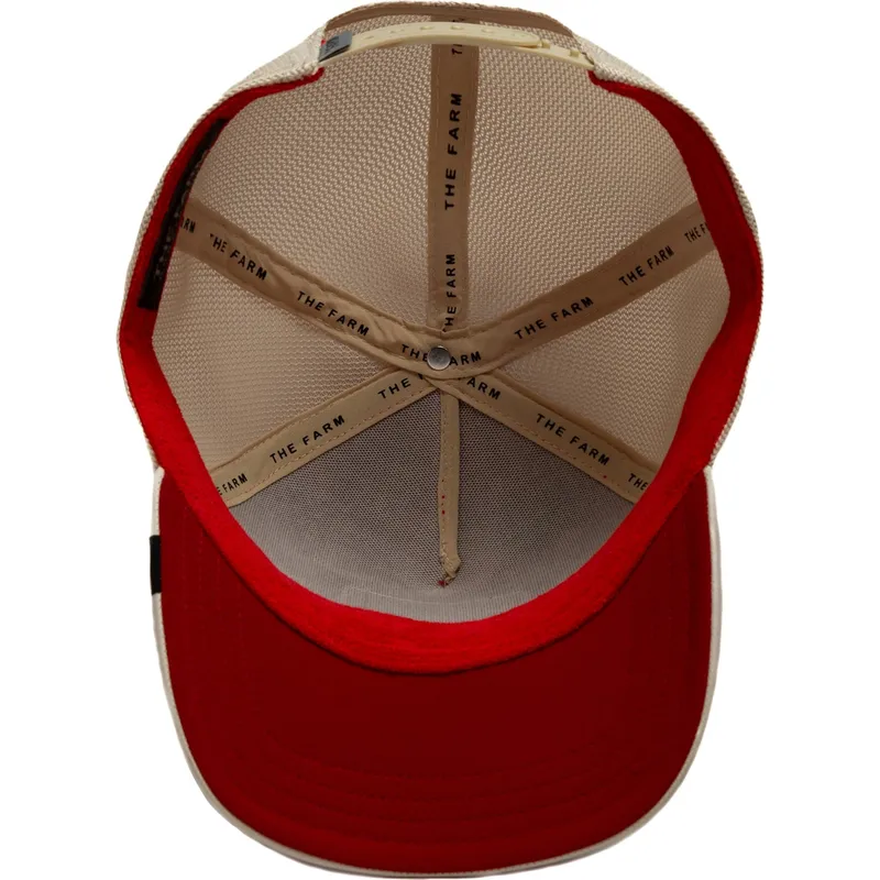 petten-gebogen-rood-snapback-bad-shleather-boy-the-farm-van-goorin-bros
