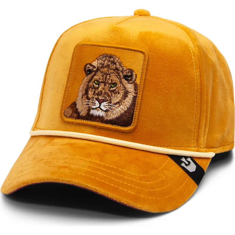 petten-gebogen-geel-snapback-lion-royalty-the-farm-van-goorin-bros petten-gebogen-geel-snapback-lion-royalty-the-farm-van-goorin-bros