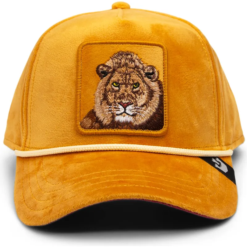 petten-gebogen-geel-snapback-lion-royalty-the-farm-van-goorin-bros petten-gebogen-geel-snapback-lion-royalty-the-farm-van-goorin-bros