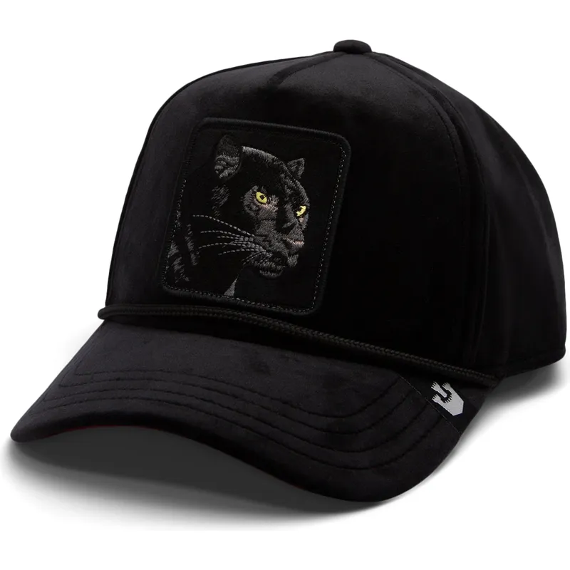petten-gebogen-zwart-snapback-panther-royalty-the-farm-van-goorin-bros petten-gebogen-zwart-snapback-panther-royalty-the-farm-van-goorin-bros