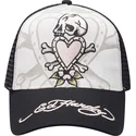 petten-gebogen-zwart-snapback-death-before-van-ed-hardy