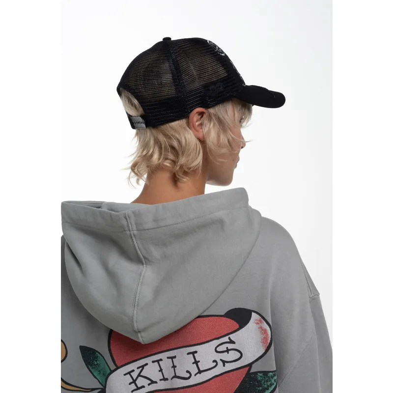 petten-gebogen-zwart-snapback-duo-black-snake-van-ed-hardy