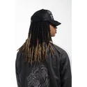 petten-gebogen-zwart-snapback-duo-black-snake-van-ed-hardy