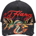 petten-gebogen-zwart-verstelbaar-art-for-life-acid-wash-van-ed-hardy