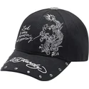 petten-gebogen-zwart-verstelbaar-lucky-van-ed-hardy