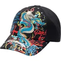 petten-gebogen-zwart-verstelbaar-blue-van-ed-hardy