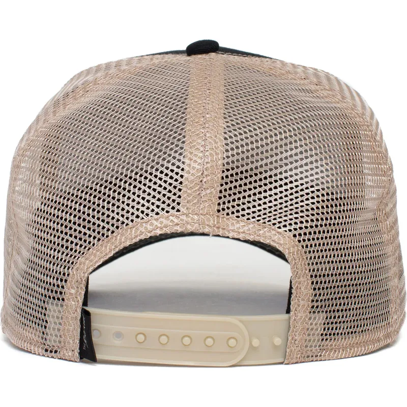 petten-gebogen-zwart-snapback-rooster-the-farm-van-goorin-bros