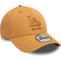 petten-gebogen-bruin-verstelbaar-9forty-league-essential-van-los-angeles-dodgers-mlb-van-new-era