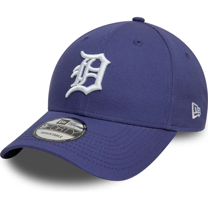 petten-gebogen-paars-verstelbaar-9forty-league-essential-van-detroit-tigers-mlb-van-new-era