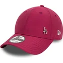 petten-gebogen-rood-verstelbaar-9forty-flawless-van-los-angeles-dodgers-mlb-van-new-era