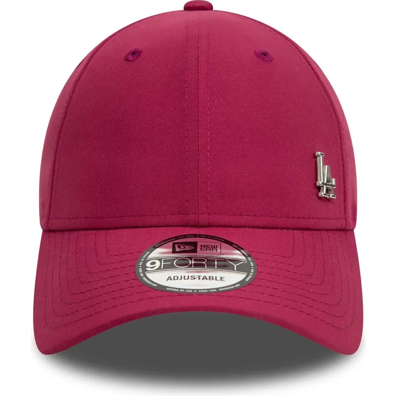 petten-gebogen-rood-verstelbaar-9forty-flawless-van-los-angeles-dodgers-mlb-van-new-era