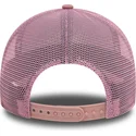 petten-gebogen-roze-snapback-9forty-a-frame-league-essential-van-new-york-yankees-mlb-van-new-era