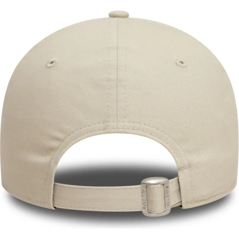 petten-gebogen-beige-verstelbaar-9forty-team-outline-van-new-york-yankees-mlb-van-new-era