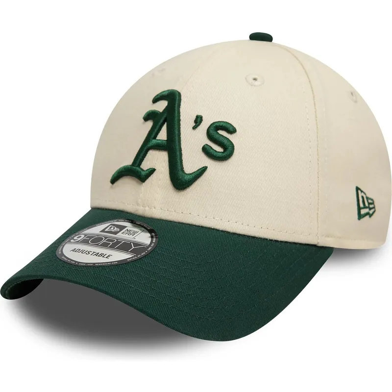 petten-gebogen-beige-verstelbaar-9forty-colour-block-van-oakland-athletics-mlb-van-new-era petten-gebogen-beige-verstelbaar-9forty-colour-block-van-oakland-athletics-mlb-van-new-era