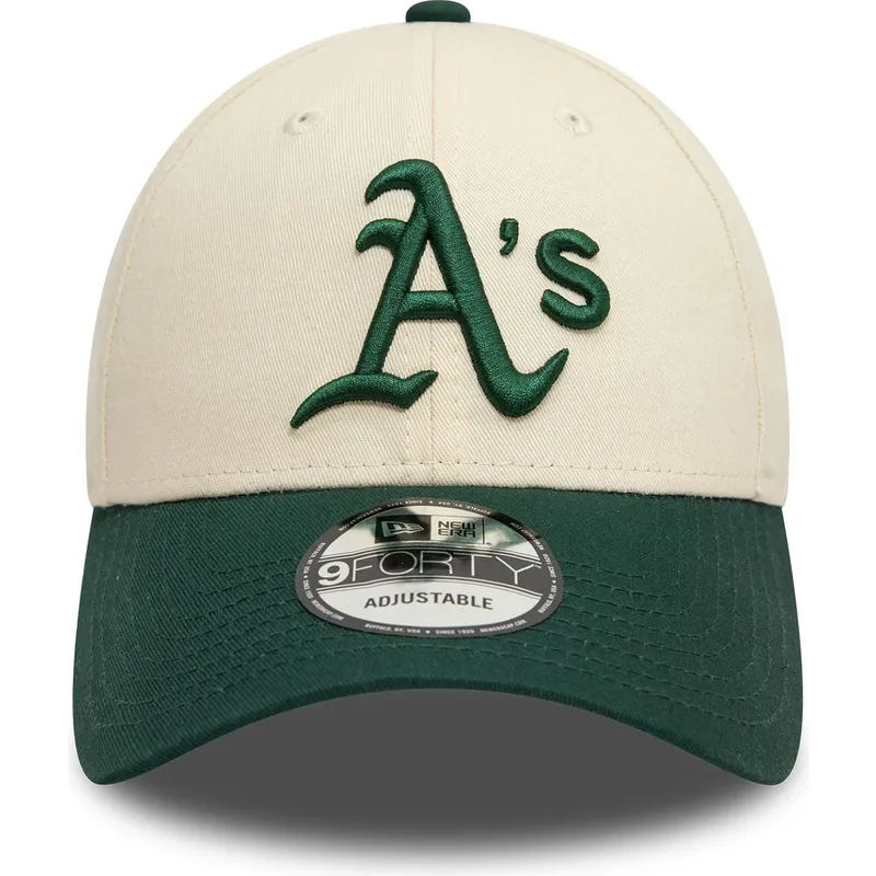 petten-gebogen-beige-verstelbaar-9forty-colour-block-van-oakland-athletics-mlb-van-new-era petten-gebogen-beige-verstelbaar-9forty-colour-block-van-oakland-athletics-mlb-van-new-era