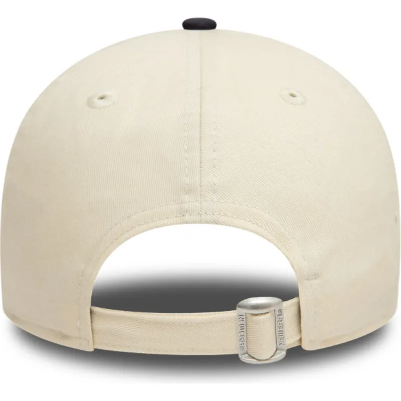 petten-gebogen-beige-verstelbaar-9forty-colour-block-van-new-york-yankees-mlb-van-new-era