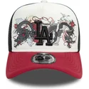 petten-gebogen-meerkleurig-snapback-9forty-a-frame-graphic-van-los-angeles-dodgers-mlb-van-new-era