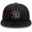petten-plat-zwart-snapback-9fifty-icon-van-new-york-yankees-mlb-van-new-era