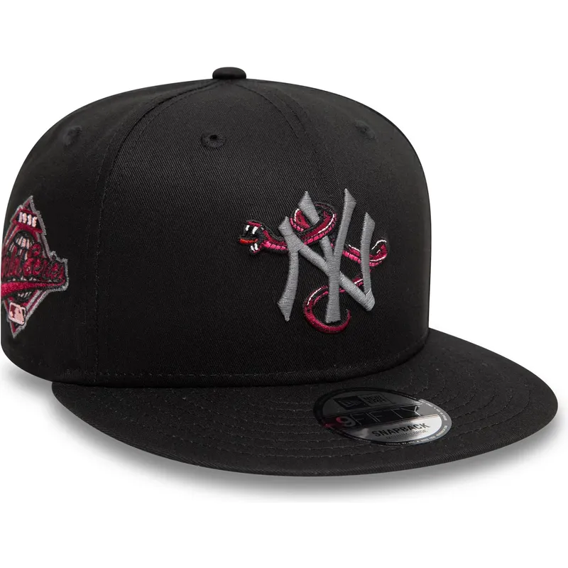 petten-plat-zwart-snapback-9fifty-icon-van-new-york-yankees-mlb-van-new-era