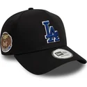 petten-gebogen-zwart-snapback-9forty-a-frame-world-series-patch-van-los-angeles-dodgers-mlb-van-new-era