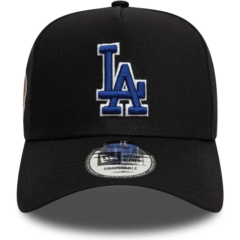 petten-gebogen-zwart-snapback-9forty-a-frame-world-series-patch-van-los-angeles-dodgers-mlb-van-new-era